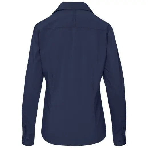 Ladies Long Sleeve Sheffield Navy Back